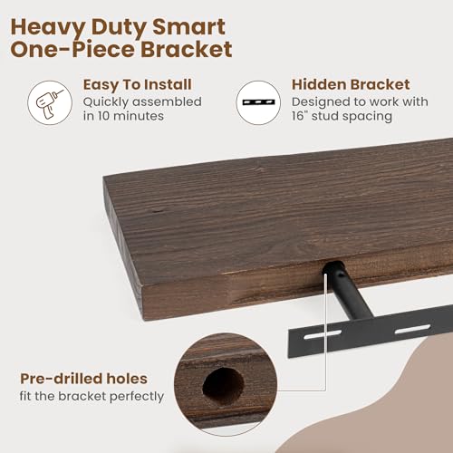 Floating Shelves for Wall Decor (2 Count)