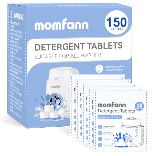 150 Professional Clean Detergent Tablets for All Baby Bottle Washer