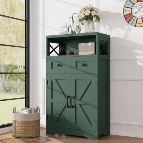 Farmhouse Storage Cabinet with Drawers