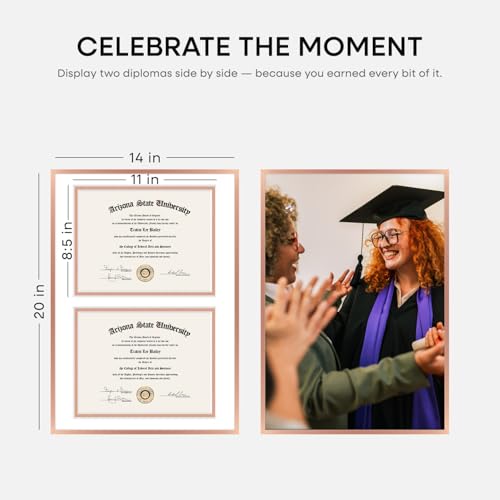 14x20 Rose Diploma Frame (2 Count)