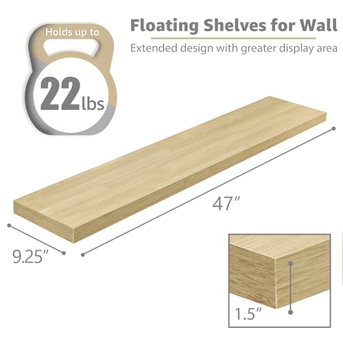 Floating Shelves for Wall Storage (3 Count)