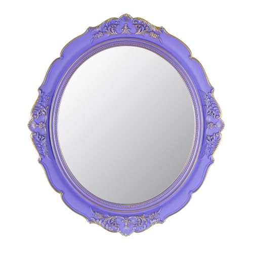 14.8 x 13.1 inch Oval Wall Mirror Vintage Style