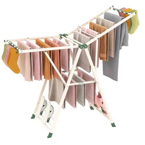 Foldable Metal Clothes Drying Rack