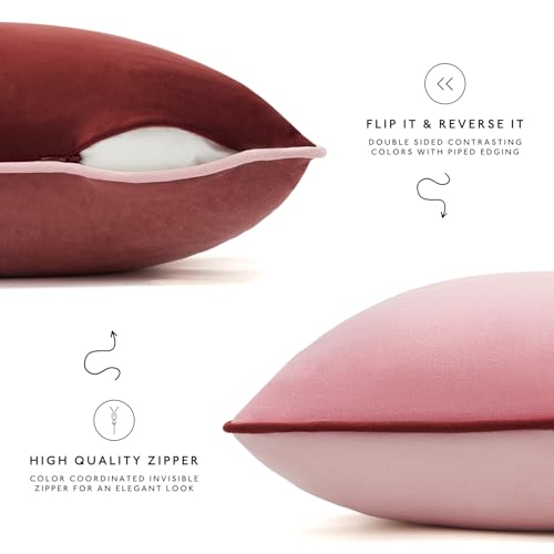 Decorative Throw Pillow Covers Cushion Cases (4 Count)