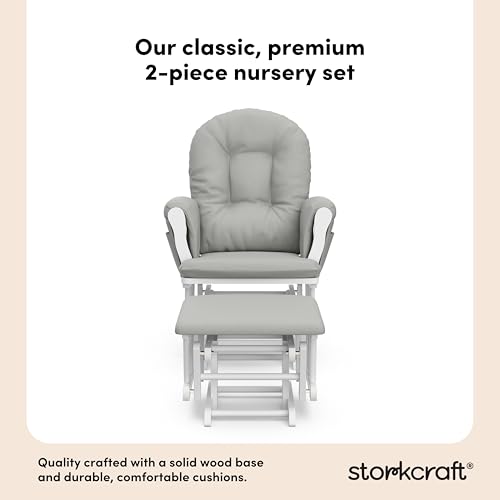 Premium Hoop Glider & Ottoman