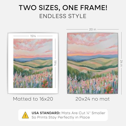 20x24 Silver Picture Frame (3 Count)