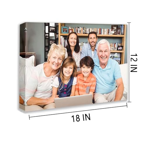 Custom Canvas Prints with Your Photos 18"x12" Wall Art