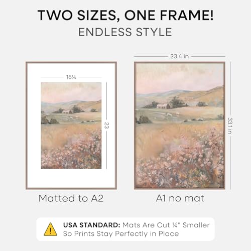 A1 Mocha Poster Frame