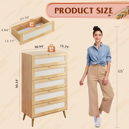 Rattan Dresser for Bedroom