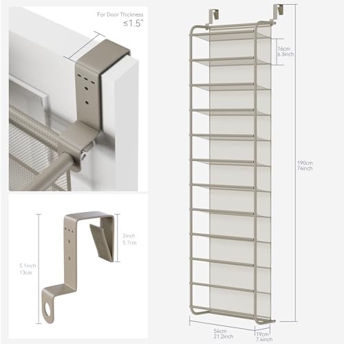 36 Pair Over the Door Shoe Rack