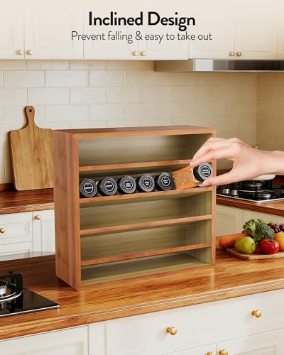 4 Tier Spice Rack Organizer for Cabinet