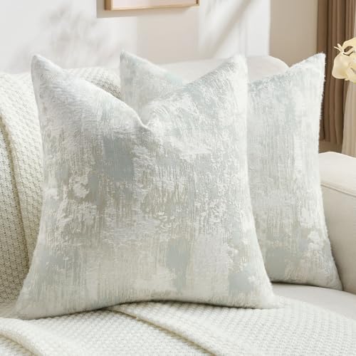 Pack of 2 Faux Cashmere Throw Pillow Covers 18x18 Inch (2 Count)