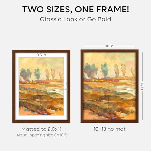 10x13 Brown Oak Picture Frame (3 Count)