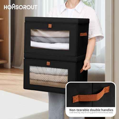 Large Closet Storage Bins (5 Count)