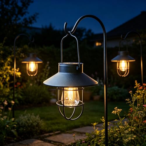 Solar Lantern 2pack Outdoor Hanging Light (2 Count)