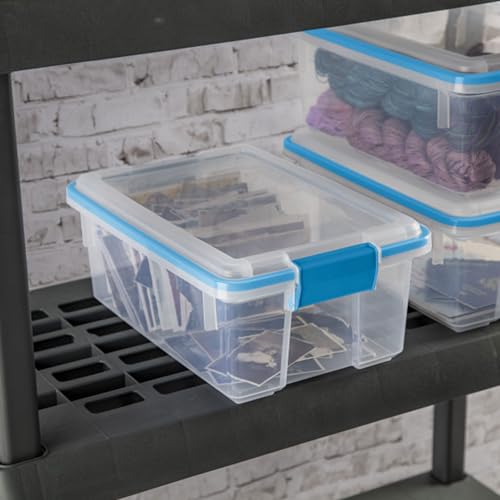Gasket Storage Box with Lids for Home & Office (4 Count)