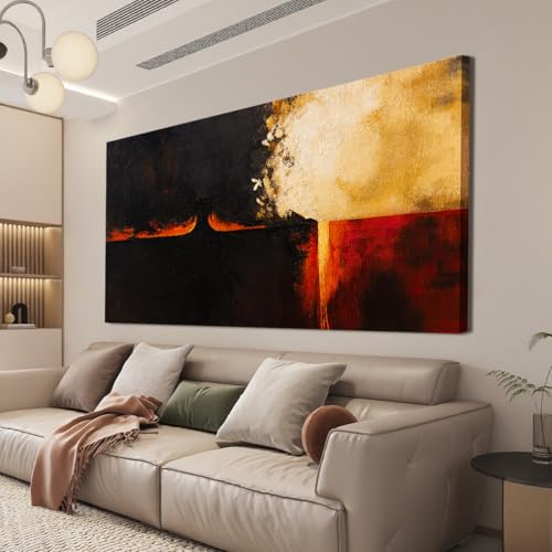 Abstract Black Red Wall Art Decor Art Work Decoration For Bedroom 20"x40"