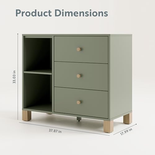 California 3 Drawer Combo Dresser