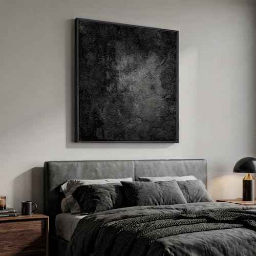 Extra Large Framed Black Abstract Wall Art Decor for Living Room