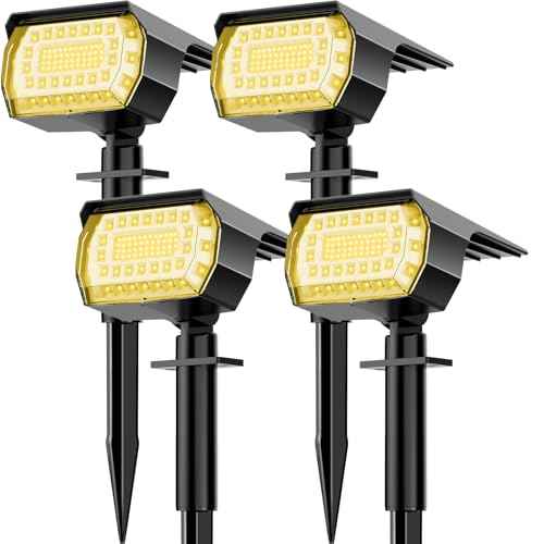 Solar Spot Lights Outdoor (4 Count)