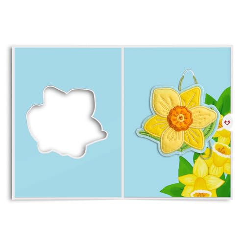 Everyday Handmade Yellow Flower HeartFelt Charm Card