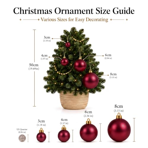 16ct Christmas Balls Ornaments (24 Count)
