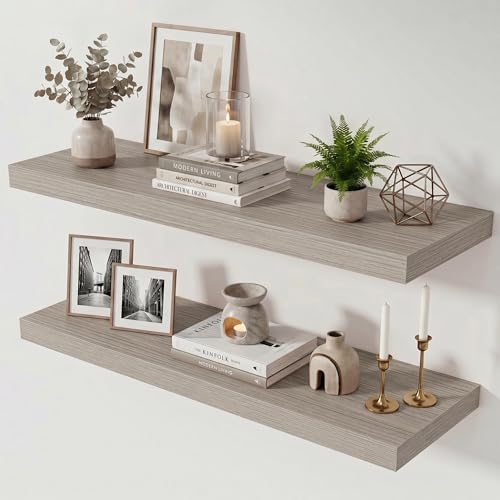 36 Inch Floating Shelves for Wall Set of 2