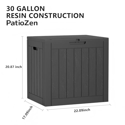 30 Gallon Resin Deck Box