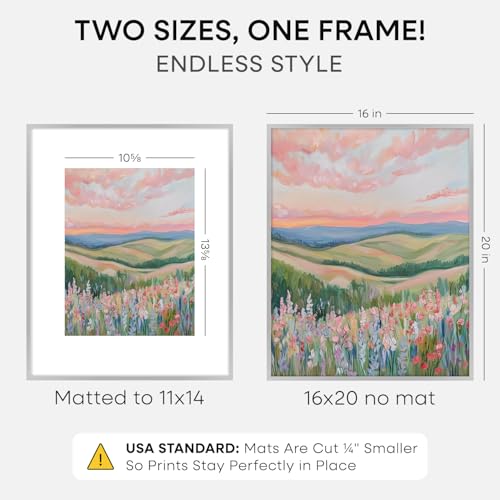 16x20 Silver Picture Frame (2 Count)