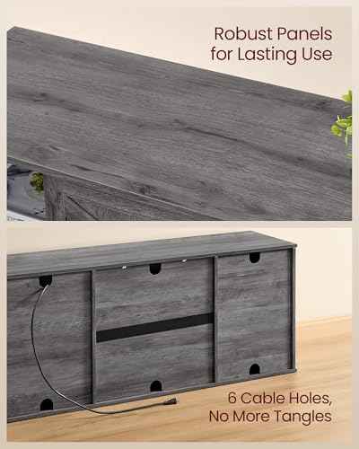 Farmhouse TV Stand for 65'' TV