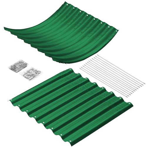 6x3x3ft Oval Galvanized Raised Garden Beds