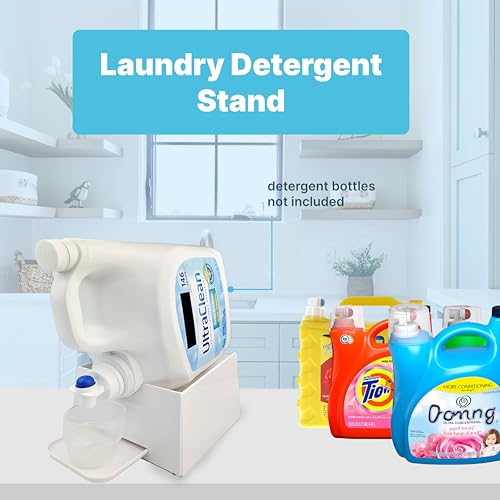 Liquid Laundry Detergent Dispenser Holder with Drip Tray