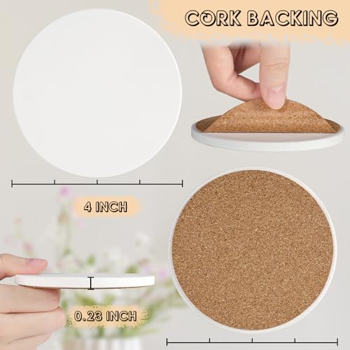 36 PCS Ceramic Tiles for Crafts (36 Count)