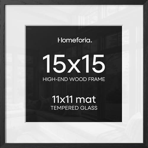 15x15 Black Oak Picture Frame