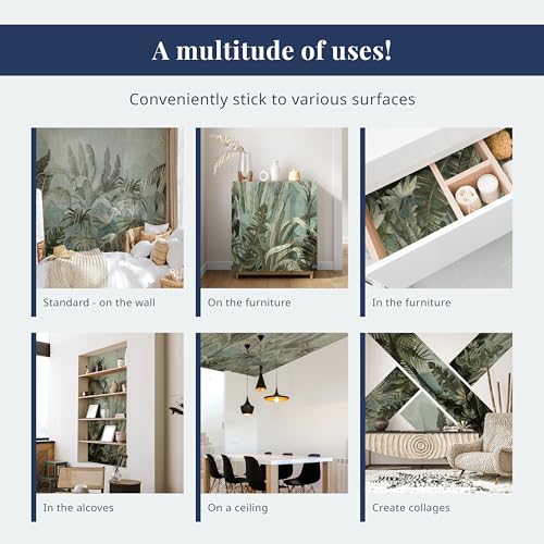 Wall Mural World Map 135x101 in (7 Count)