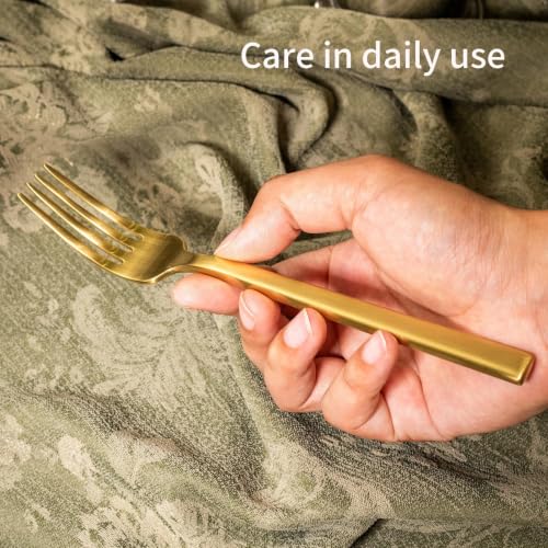 Cube Gold 20 Piece Flatware Set (4 Count)