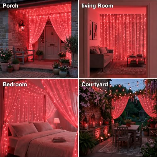 300LED Fairy Curtain Lights