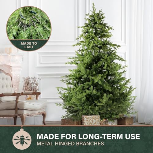 7.5 Ft. Foxtail Pine Artificial Christmas Tree with Stand and No Lights
