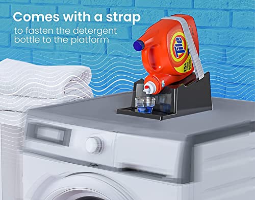 Liquid Laundry Detergent Holder Stand with Drip Tray