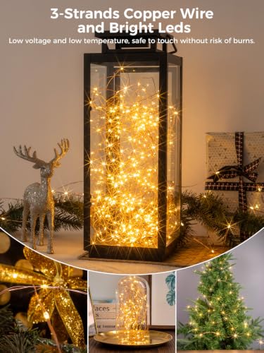 100FT 300LEDs Fairy Lights Solar Powered
