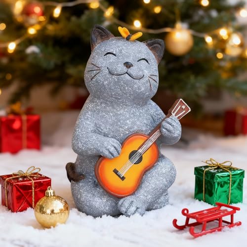 Cat Garden Statue Outdoor Decor