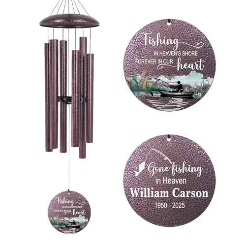 Memorial Wind Chimes for Loss Dad