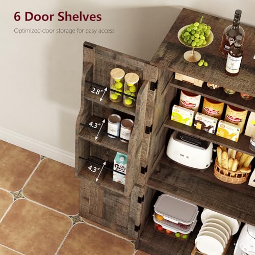 43”H Pantry Cabinet with 4 Doors