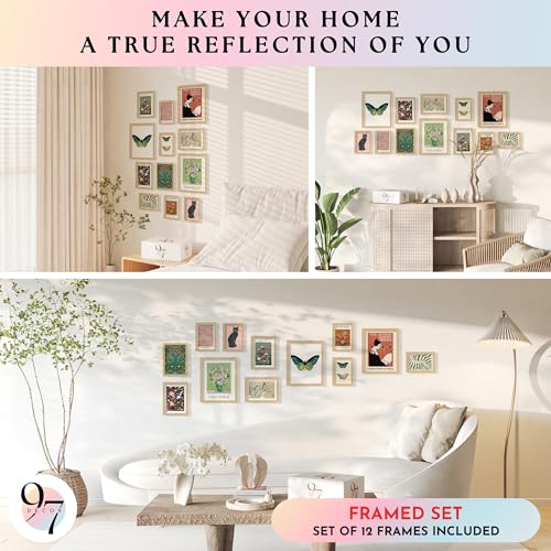 Vintage Eclectic Wall Art (16 Count)