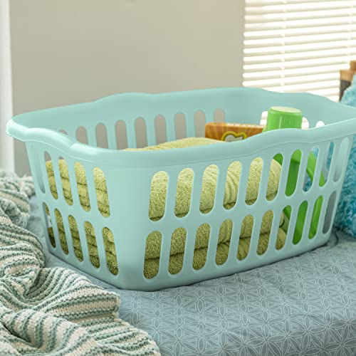 1.5 Bushel Rectangular Plastic Laundry Basket (12 Count)