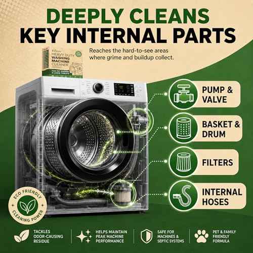 Heavy Duty Washing Machine Cleaner For Pet Owners (12 Count)
