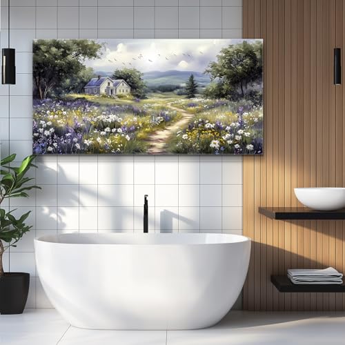 Canvas Wall Art For Living Room Wall Decor For Bedroom Office Wall Decoration Garden Painting Artwork Room Aesthetic Home Decor 20x40 In