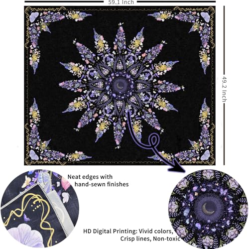 Floral Tapestry Wall Hanging Cute