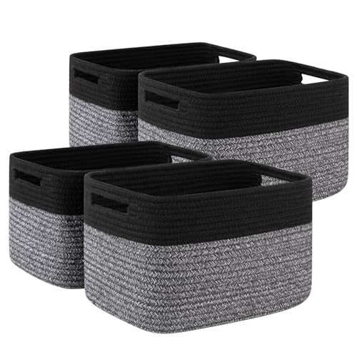 4 Pack Storage Baskets for Organizing (4 Count)