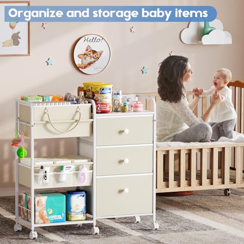 2In1 Baby Diaper Caddy Organizers and Storage